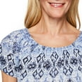 thumbnail image 4 of Penmans Women's Burnout Peasant Top, 4 of 6