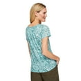 thumbnail image 3 of Penmans Women's Burnout Peasant Top, 3 of 6