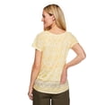 thumbnail image 3 of Penmans Women's Burnout Peasant Top, 3 of 6