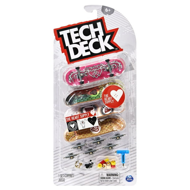 Tech Deck, Ultra DLX Fingerboard 4-Pack, Element Skateboards Collectible  Mini Skateboard