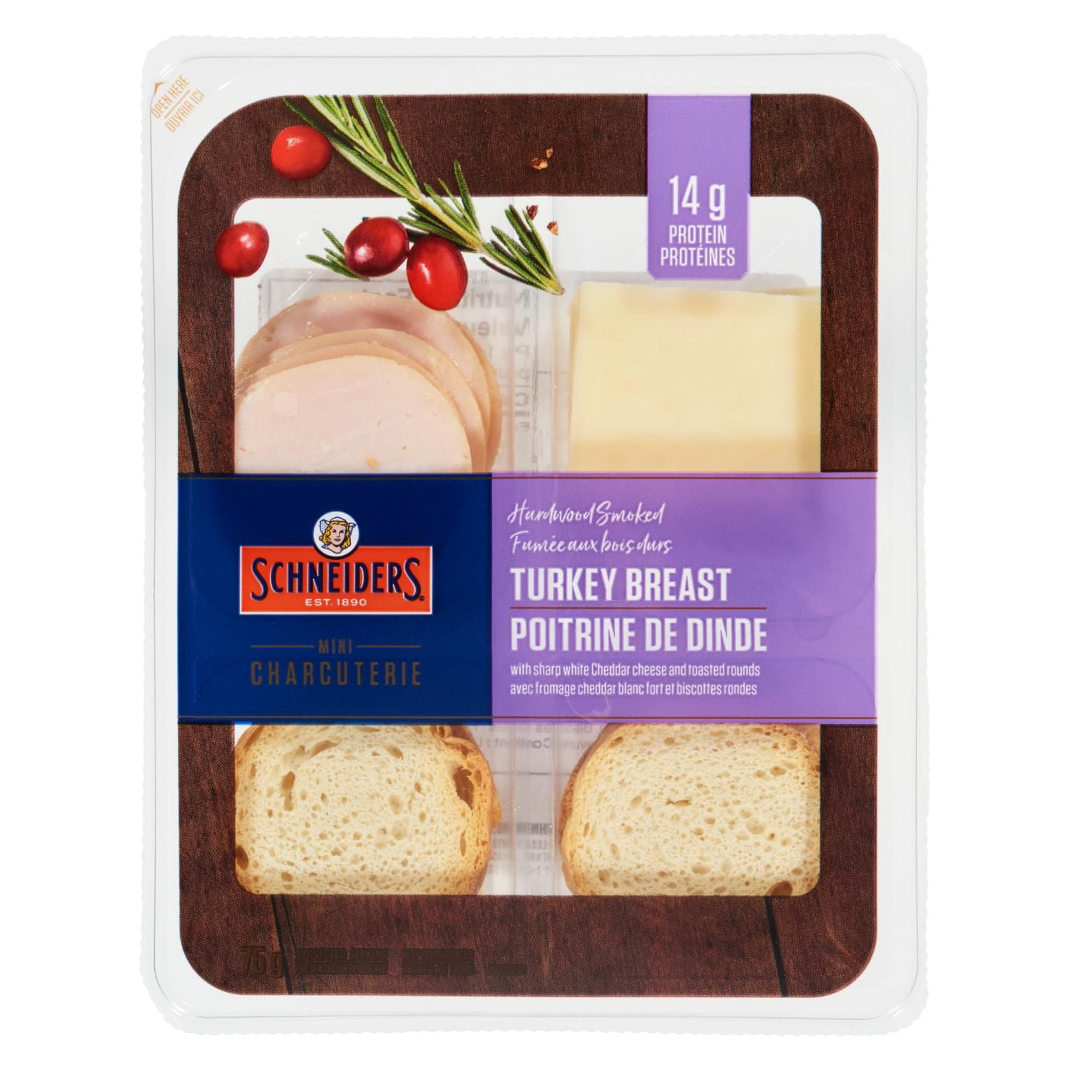 Trousse-collation - Poitrine de dinde fumée aux bois durs Schneiders 75 g