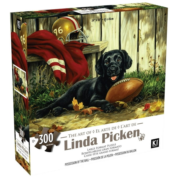 Casse-tête 300 morceaux « Possession du ballon » par Linda Picken