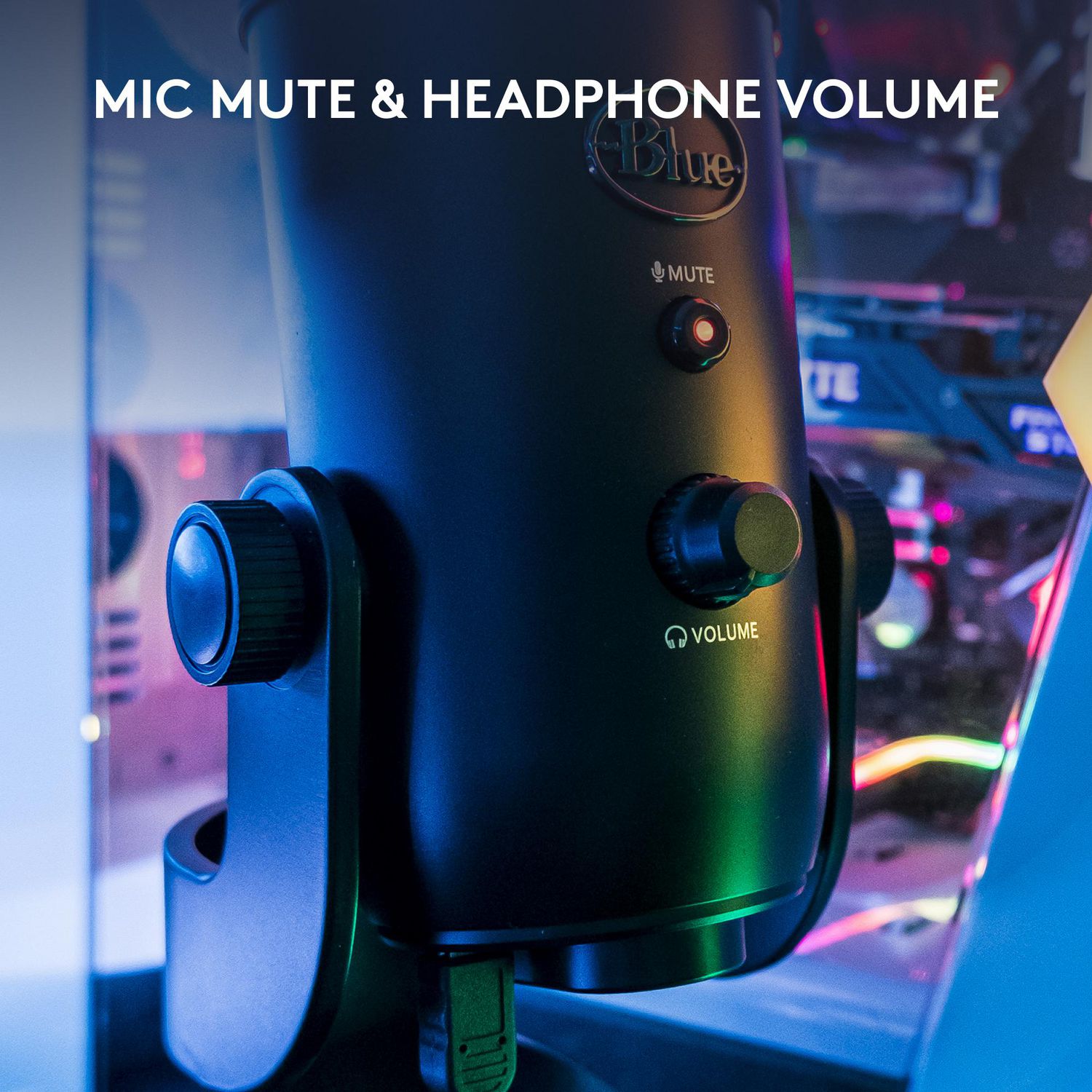 Blue Yeti USB Microphone for Recording, Streaming, Gaming 