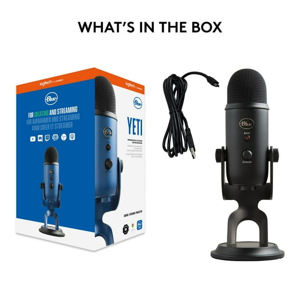 Blue Yeti Blackout Microphone USB, Streaming, enregistrement à domicile et  podcasts, Magasin de musique du Canada, Source canadienne pour  instruments en ligne