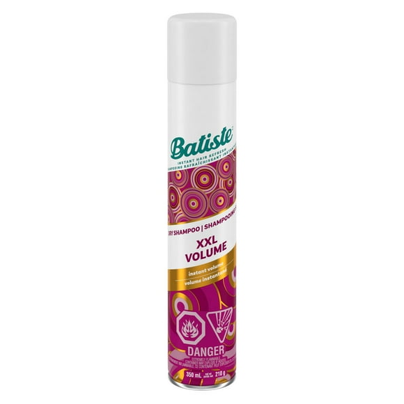Batiste XXL Volume Dry Shampoo Spray, Value Pack, Waterless Shampoo for Added Hair Texture and Body, Large Format, 350mL, BATISTE DRY SHAMPOO XXL 350ML