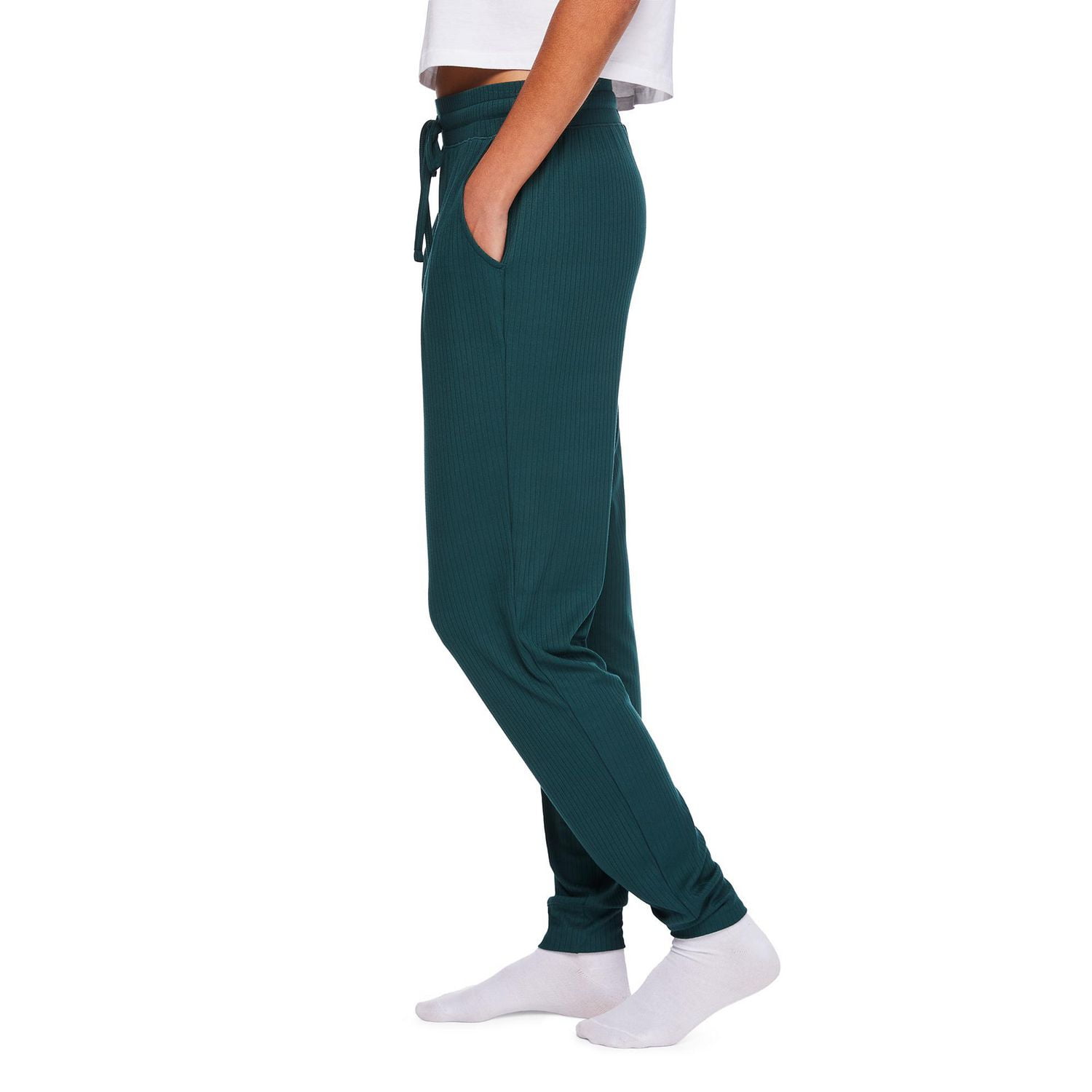 Jogger de nuit à effet peau pêche George pour femmes