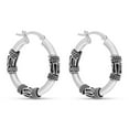 thumbnail image 1 of BOUCLES D'OREILLES QUINTESSENTIELLES EN ARGENT MASSIF, 1 of 1