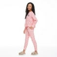 thumbnail image 2 of Pyjama 2 pièces avec manchettes Justice pour filles, 2 of 8