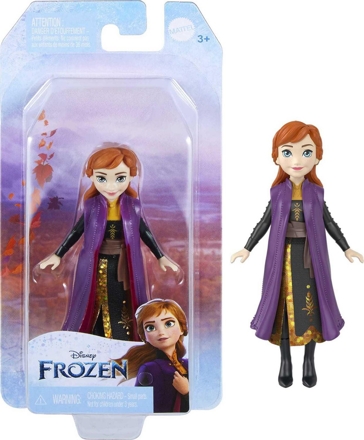 Disney Frozen Anna Small Doll Collectible Disney Toy Inspired by the Movie Disney Frozen 2 Walmart