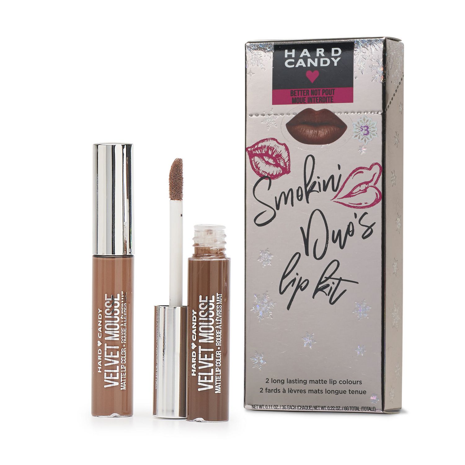 Hard Candy Smokin Duos Better Not Pout Nude Matte Lip Kit Walmart Canada