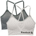 thumbnail image 1 of Reebok Ladies' 2 Pack Seamless Longline Bralettes, 1 of 5