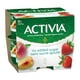 Activia Yogourt probiotique, sans matières grasses, sans sucre ajoute, 4x pêche, 4x fraise, (emballage de 8) – image 1 sur 6