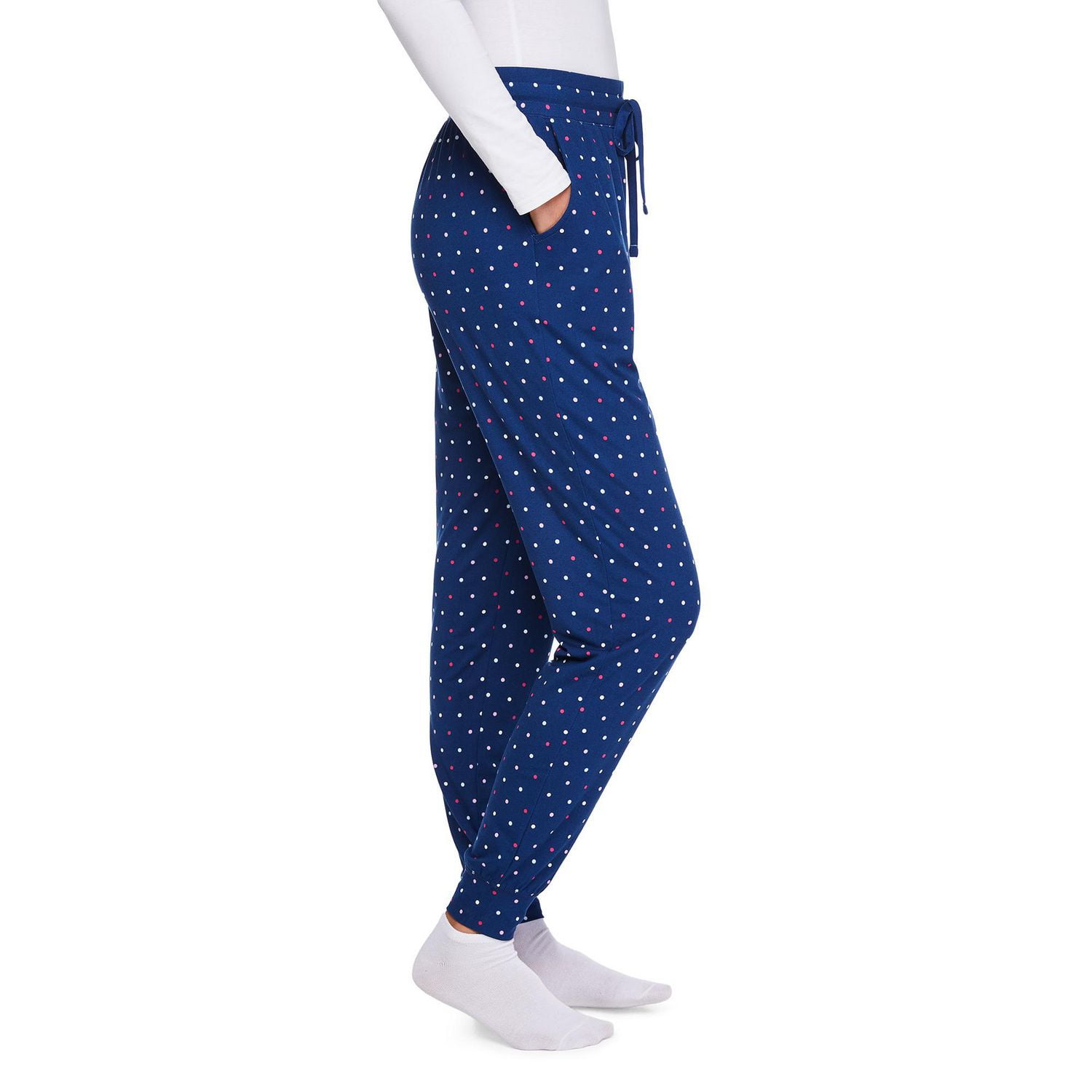 Jogger de nuit à effet peau pêche George pour femmes