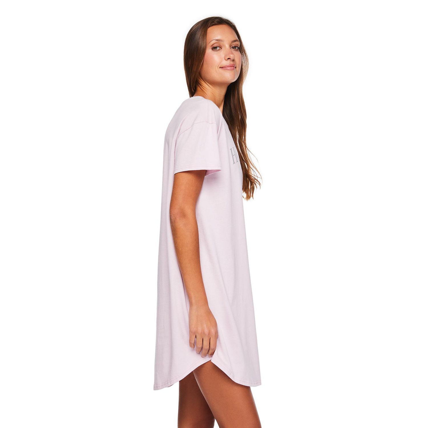 Chemise de nuit à encolure ras du cou George pour femmes