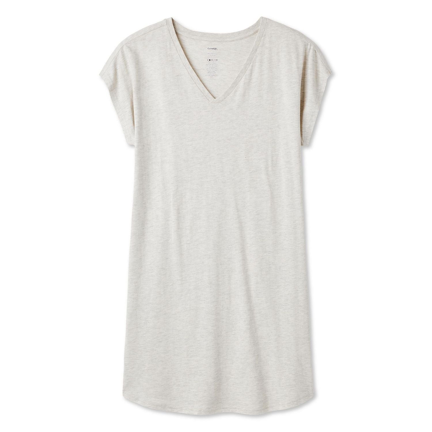 Chemise de nuit à encolure en V George pour femmes