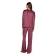 thumbnail image 3 of George Women's Velour Pajama 2-Piece Set, 3 of 6