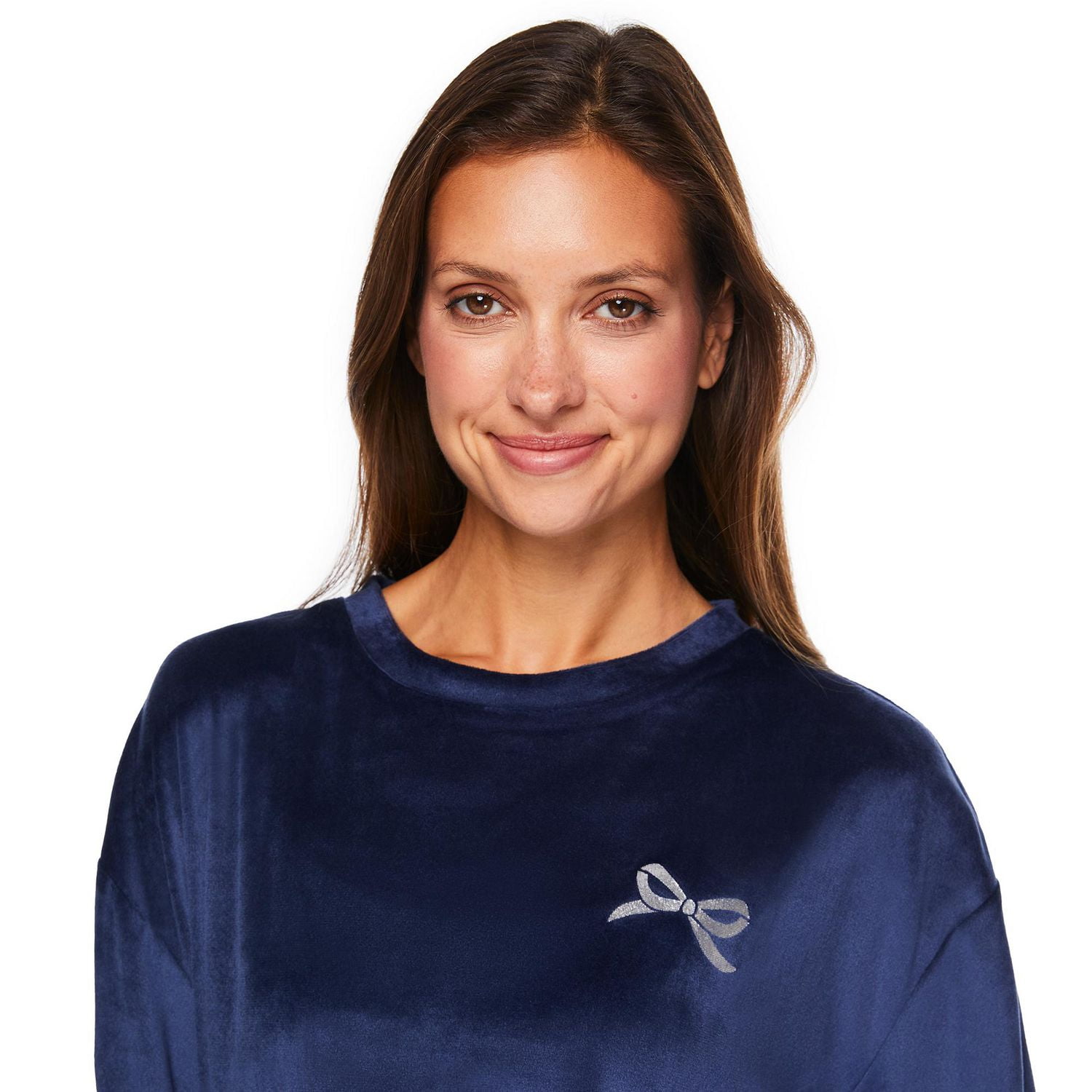 George Women's Velour Pajama 2-Piece Set