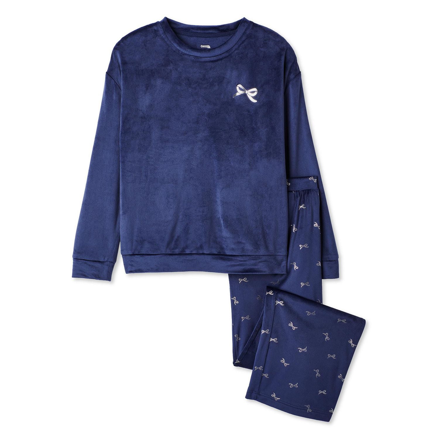 George Women's Velour Pajama 2-Piece Set