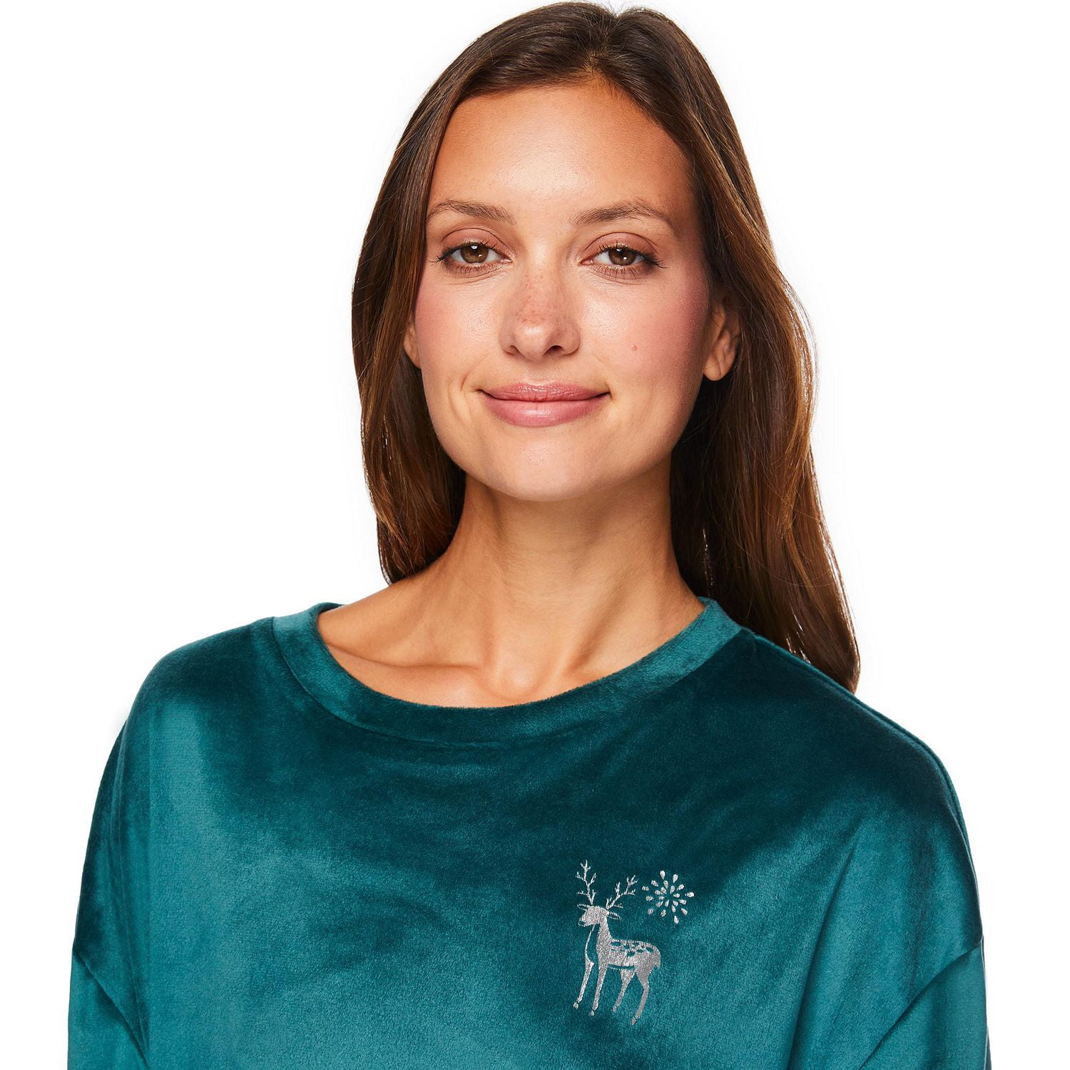 George Women's Velour Pajama 2-Piece Set