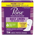 thumbnail image 1 of Poise Daily Incontinence Panty Liners, Very Light Absorbency, 1 of 6