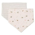 thumbnail image 1 of George Infants' Gender Inclusive Bandana Bib 2-Pack, 1 of 3