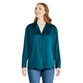 thumbnail image 1 of George Women's Oversized Satin Shirt, 1 of 6