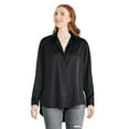 thumbnail image 1 of George Women's Oversized Satin Shirt, 1 of 6