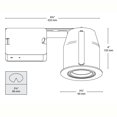 thumbnail image 5 of BAZZ 3-in. White Recessed Halogen Lighting Kit (10-Pack), 5 of 5