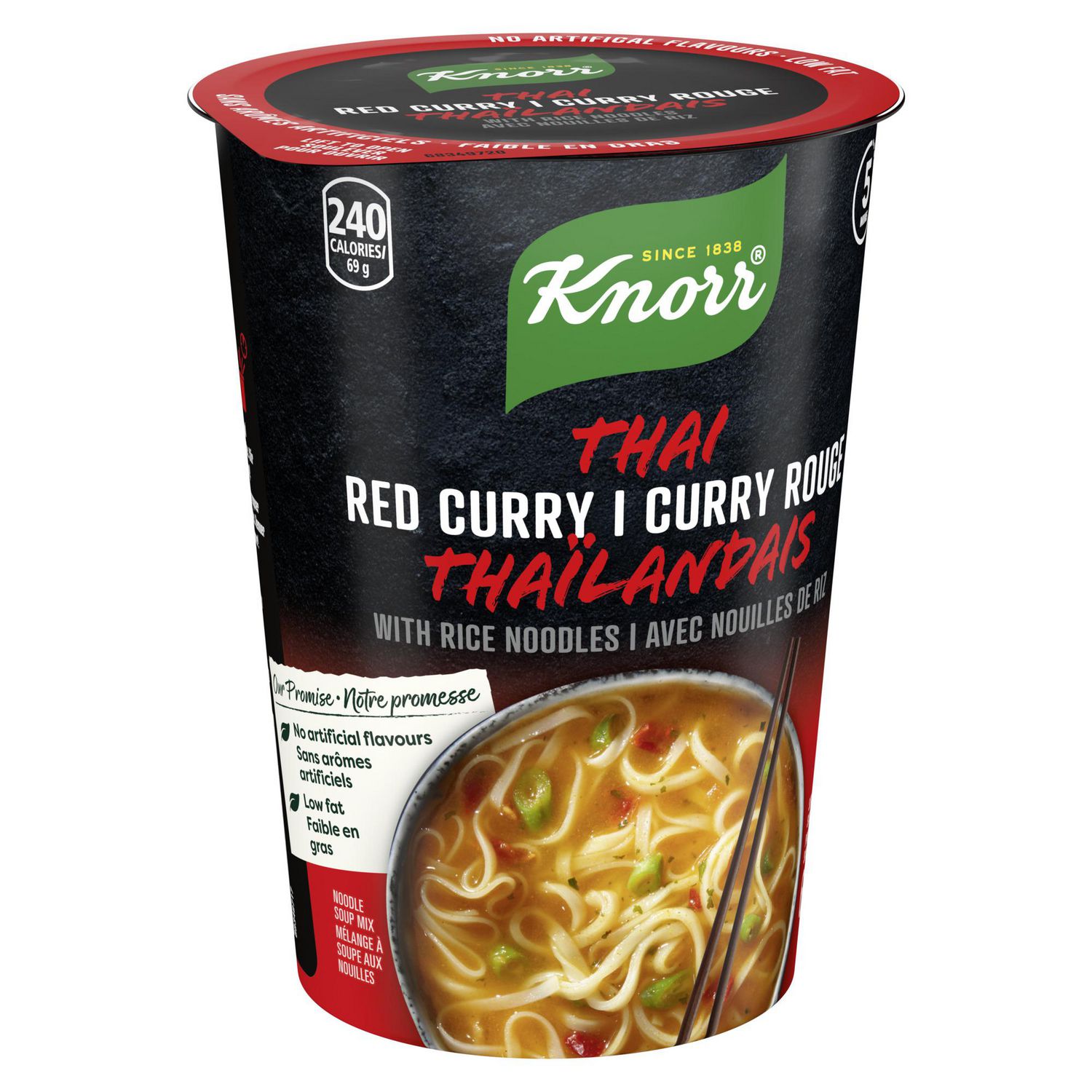 Knorr Thai Red Curry Rice Noodle Cup Walmart Canada