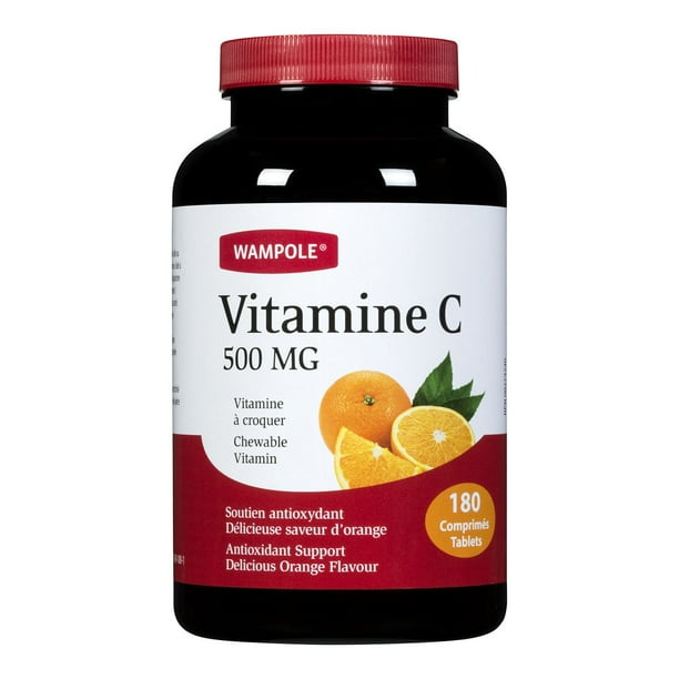 Wampole Vitamin C 500 Mg Orange Chewable Tablets - Walmart.ca