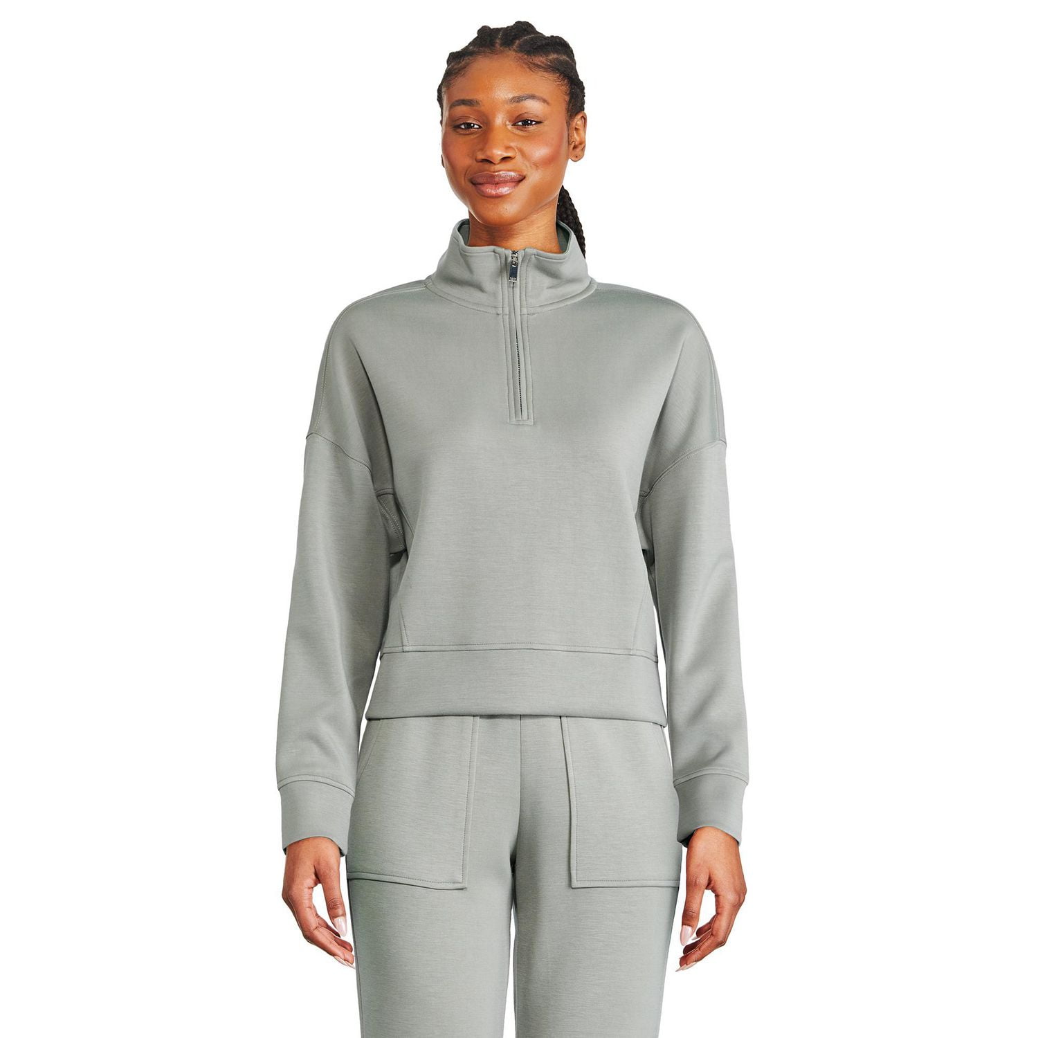 George Women's Half-Zip Scuba Popover
