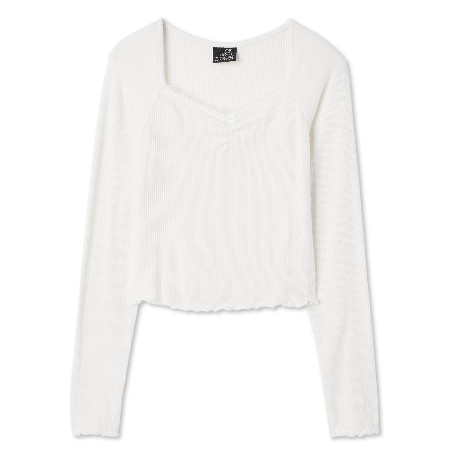 Haut avec encolure en cœur et manches longues My Sister’s Closet pour filles