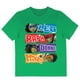 T-shirt à manches courtes à imprimé des Tortues Ninja pour garçons – image 1 sur 1