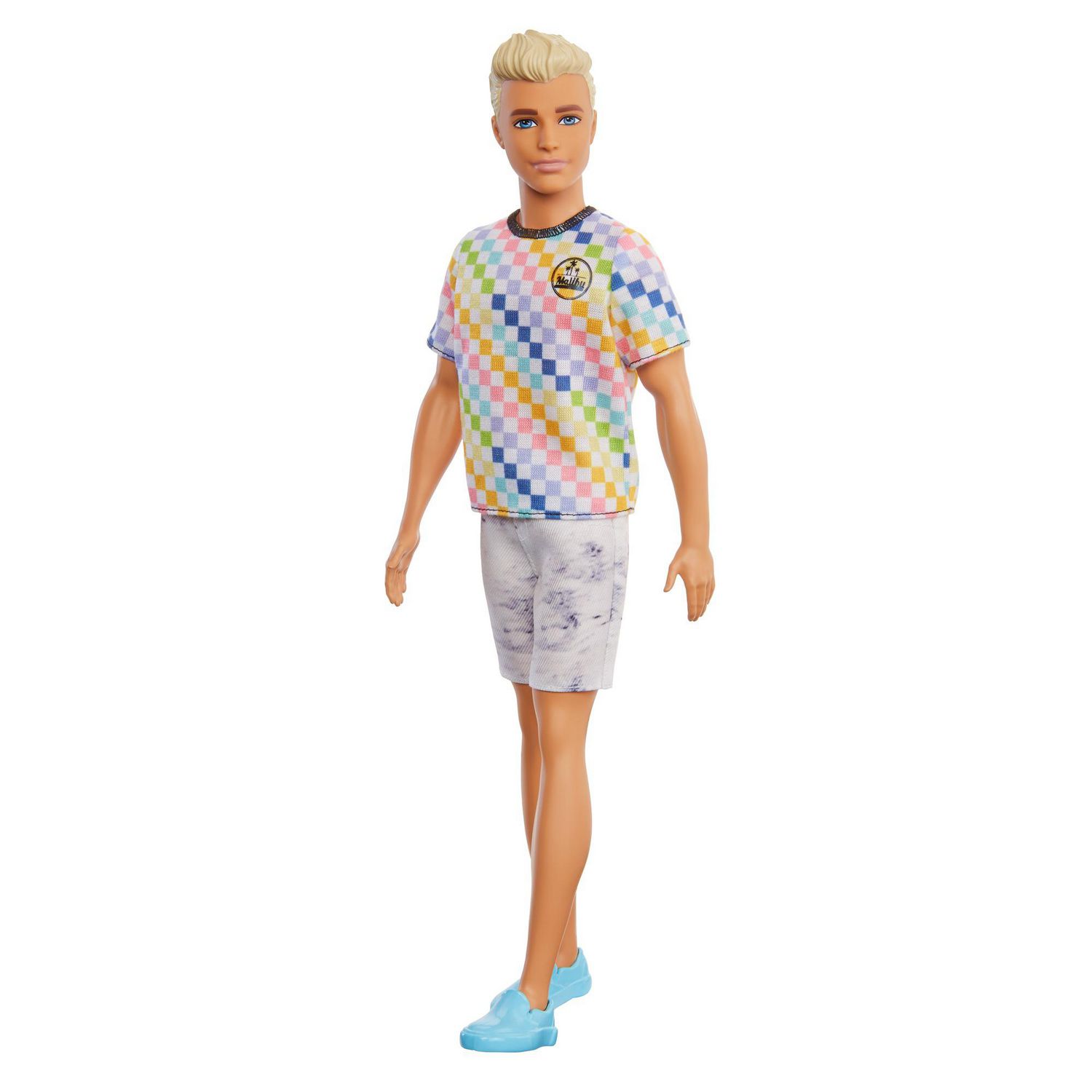 Barbie Ken Fashionistas Doll with Sculpted Blonde Hair Wearing a