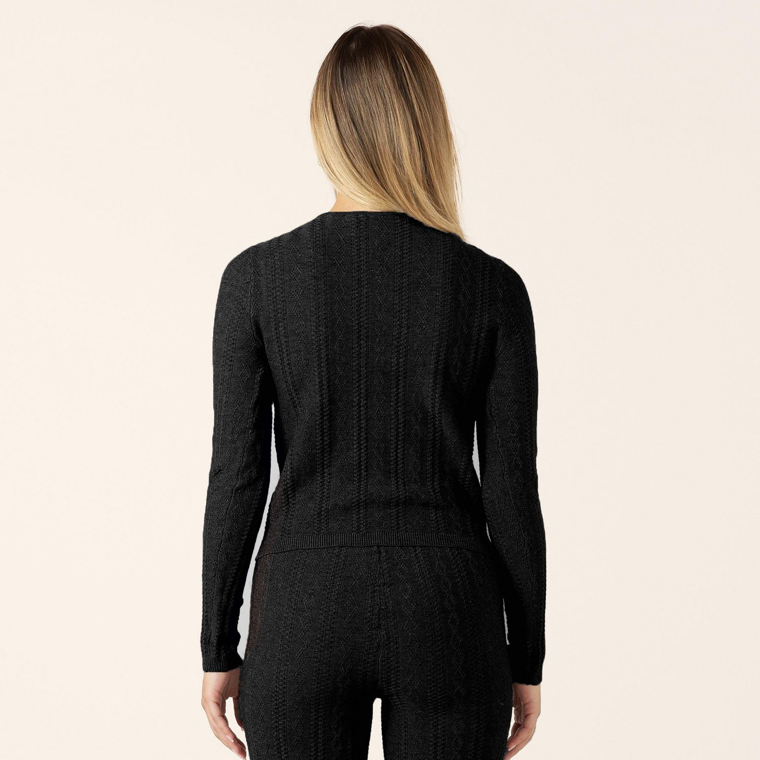 Bloom Girl Cardigan ajusté à manches longues