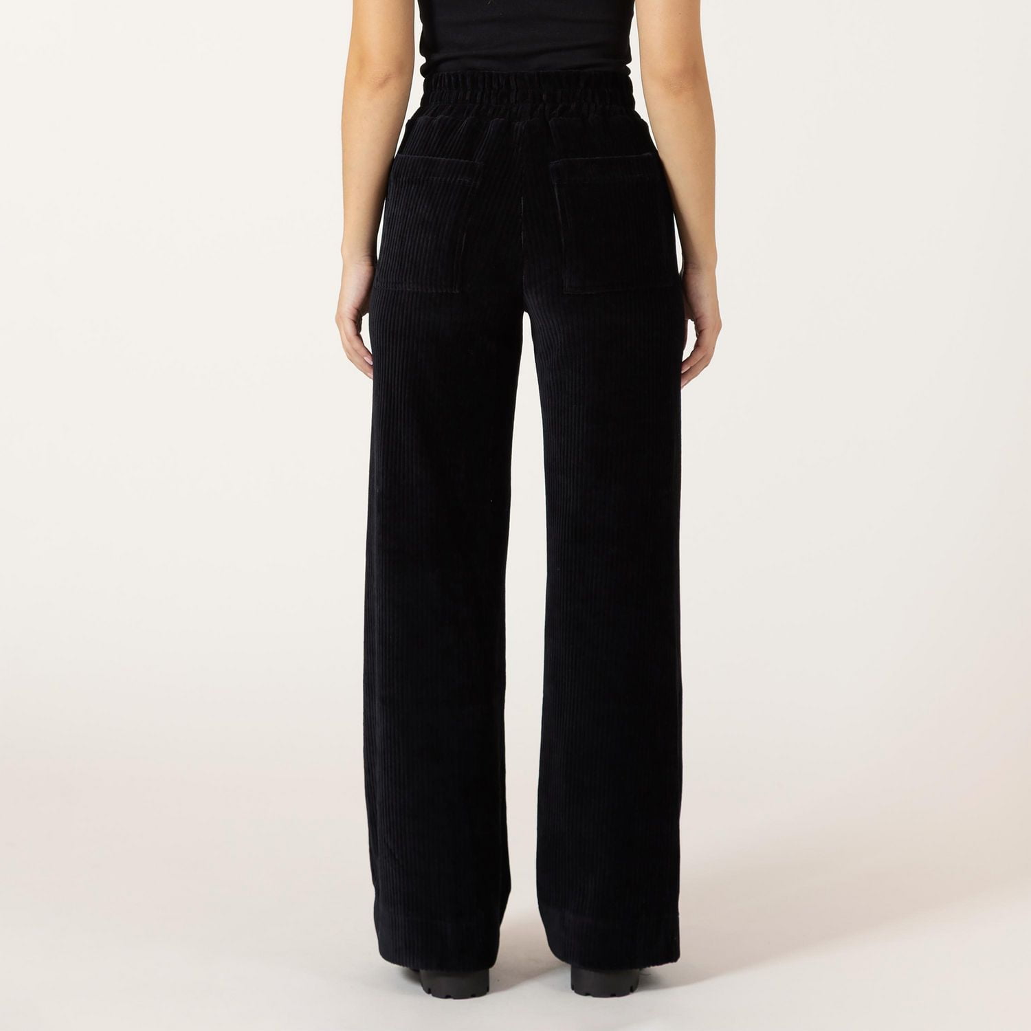 Bloom Girl Wide leg corduroy pant with elastic waist