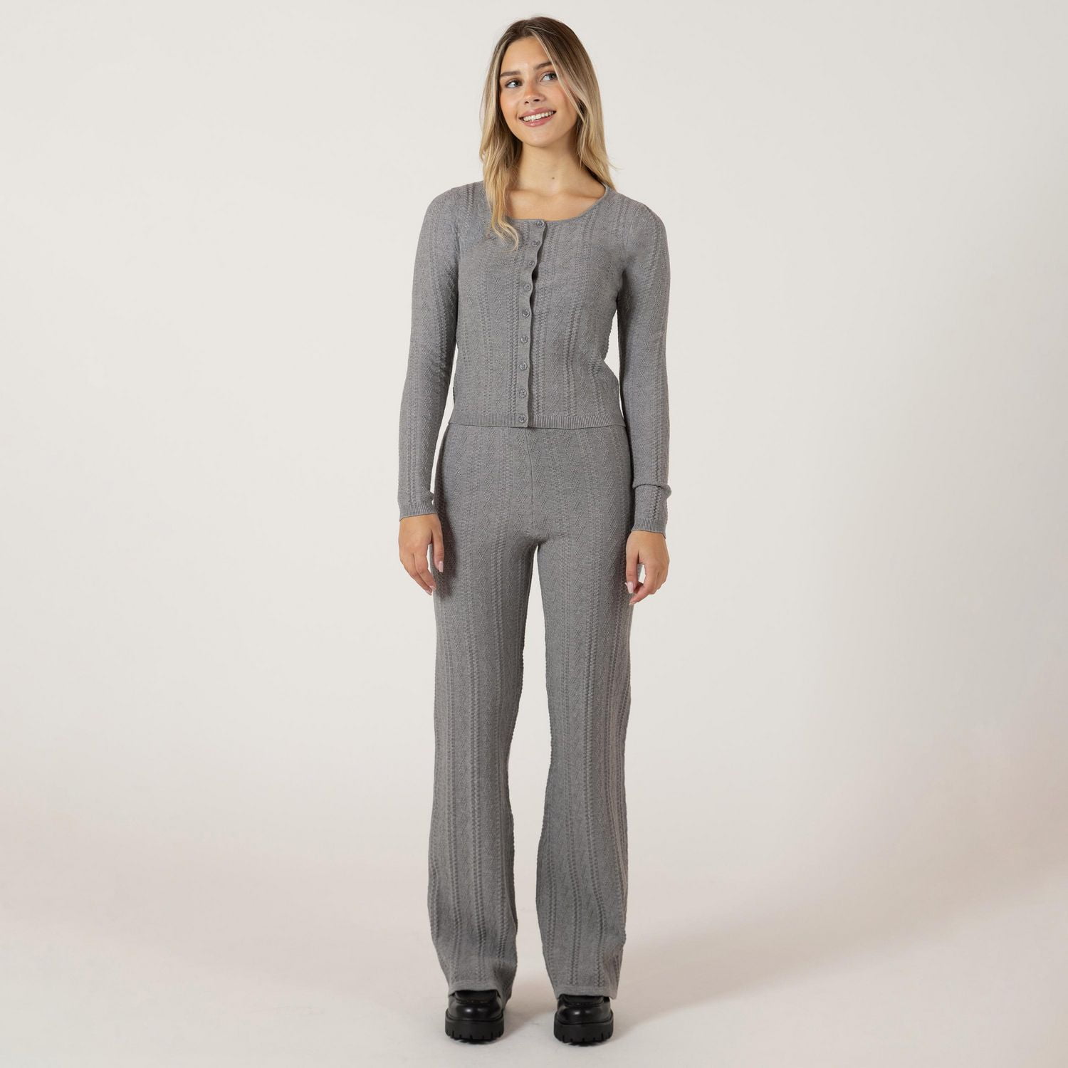 Bloom Girl Cardigan ajusté à manches longues