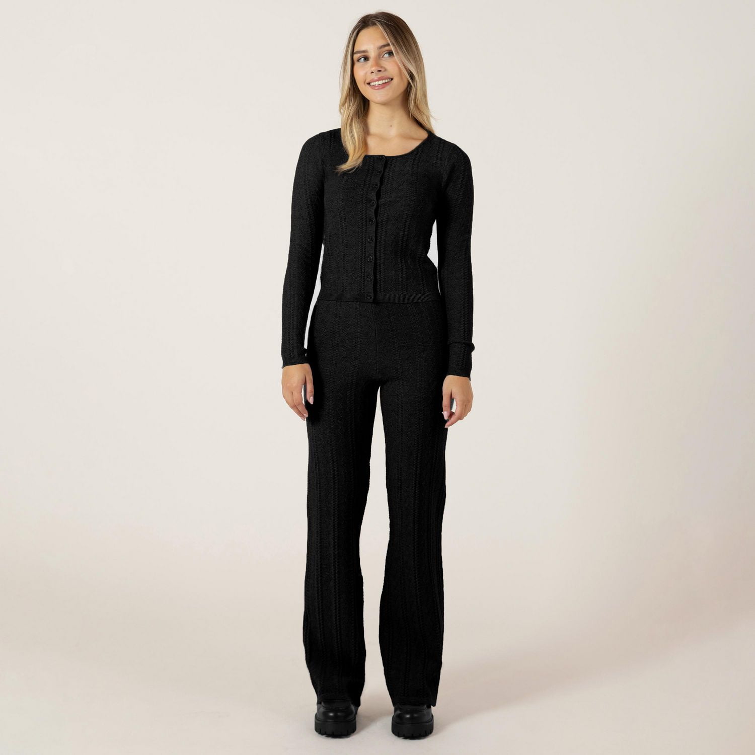 Bloom Girl Straight leg knit pant