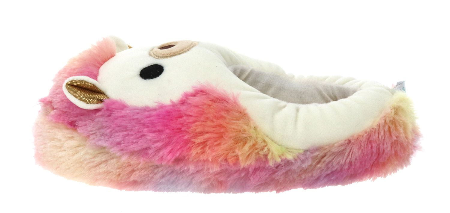 Girls hedgehog Squishmallows plush slippers. Walmart