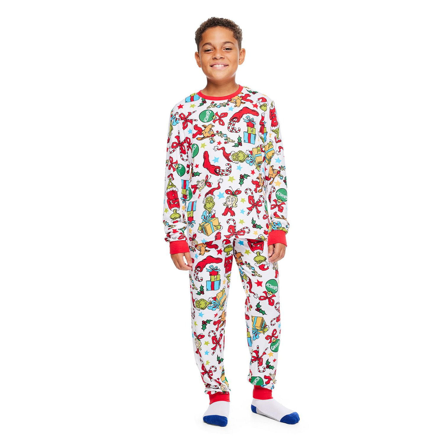 The Grinch Family Pajamas, Sizes for the family