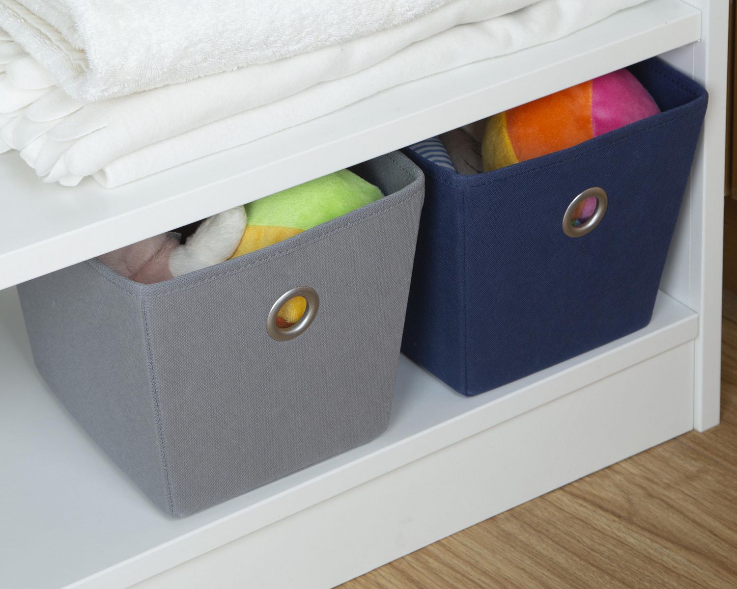 Mainstays Kids Mini Storage Bins-Pink/Teal, Soft Fabric Dresser
