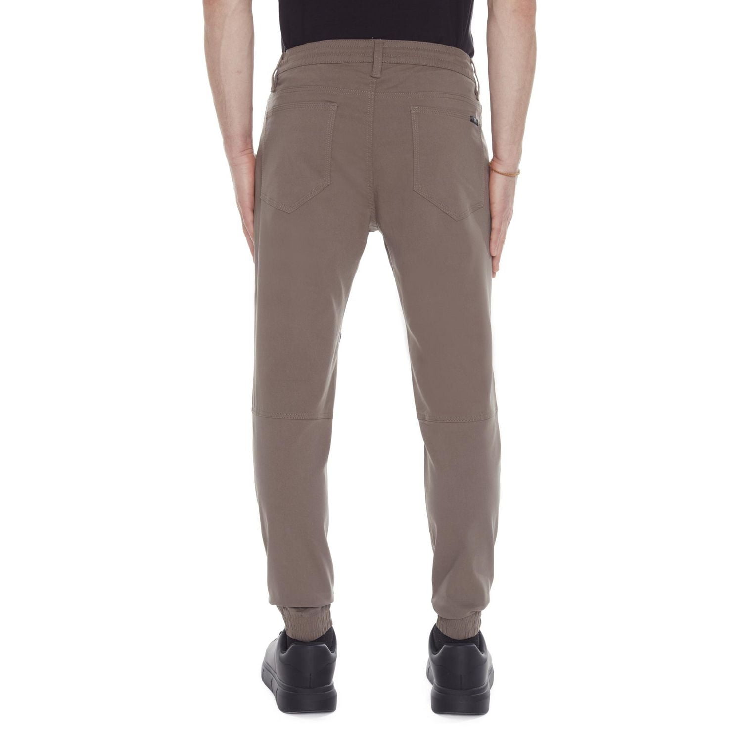 Dark Black Men's Comfort Stretch  Pull-On Jogger, Sizes S-XXL