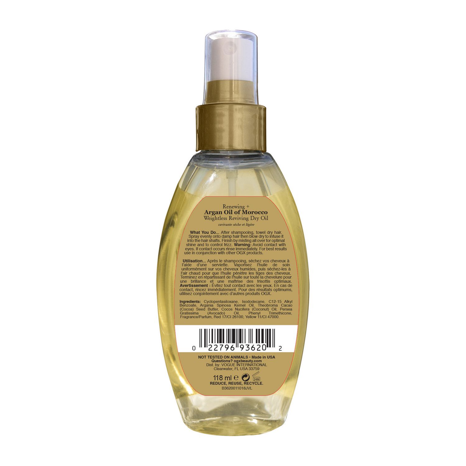 OGX Renewing + Argan Oil of Morocco Weightless Reviving Dry Oil