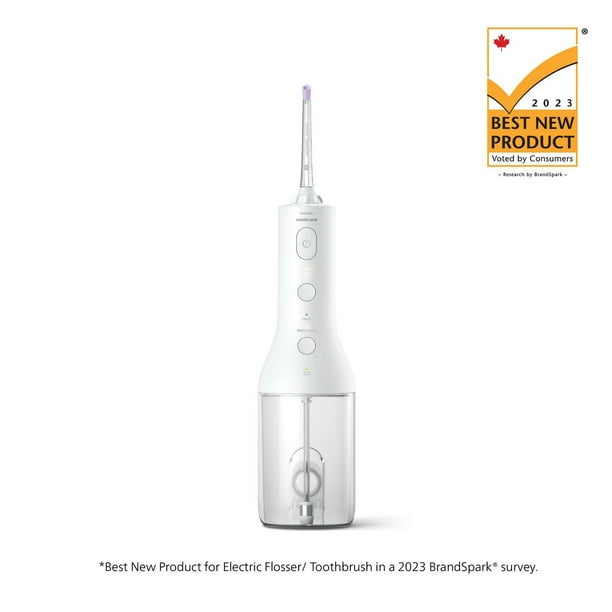 Philips Sonicare Power Flosser 3000 Cordless, Oral Irrigator, White