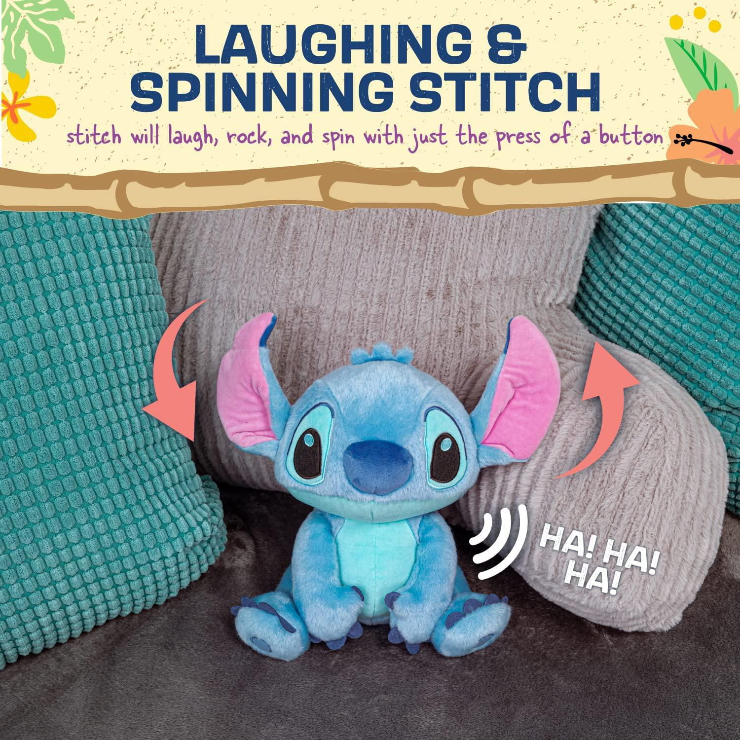 Kids Preferred Disney Laughing & Spinning Stitch Stuffed Animal