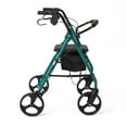 thumbnail image 2 of Medline Basic Steel Rollator with 8" Wheels, Green, 2 of 3