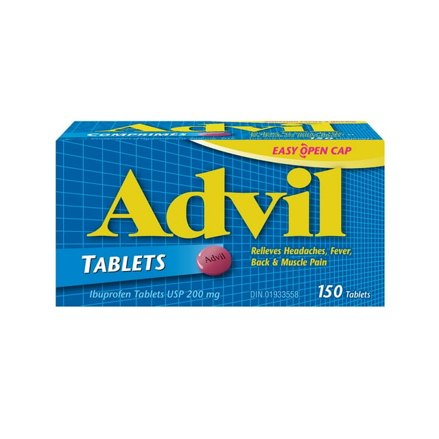 Advil 200 mg Ibuprofène 150 Comprimés