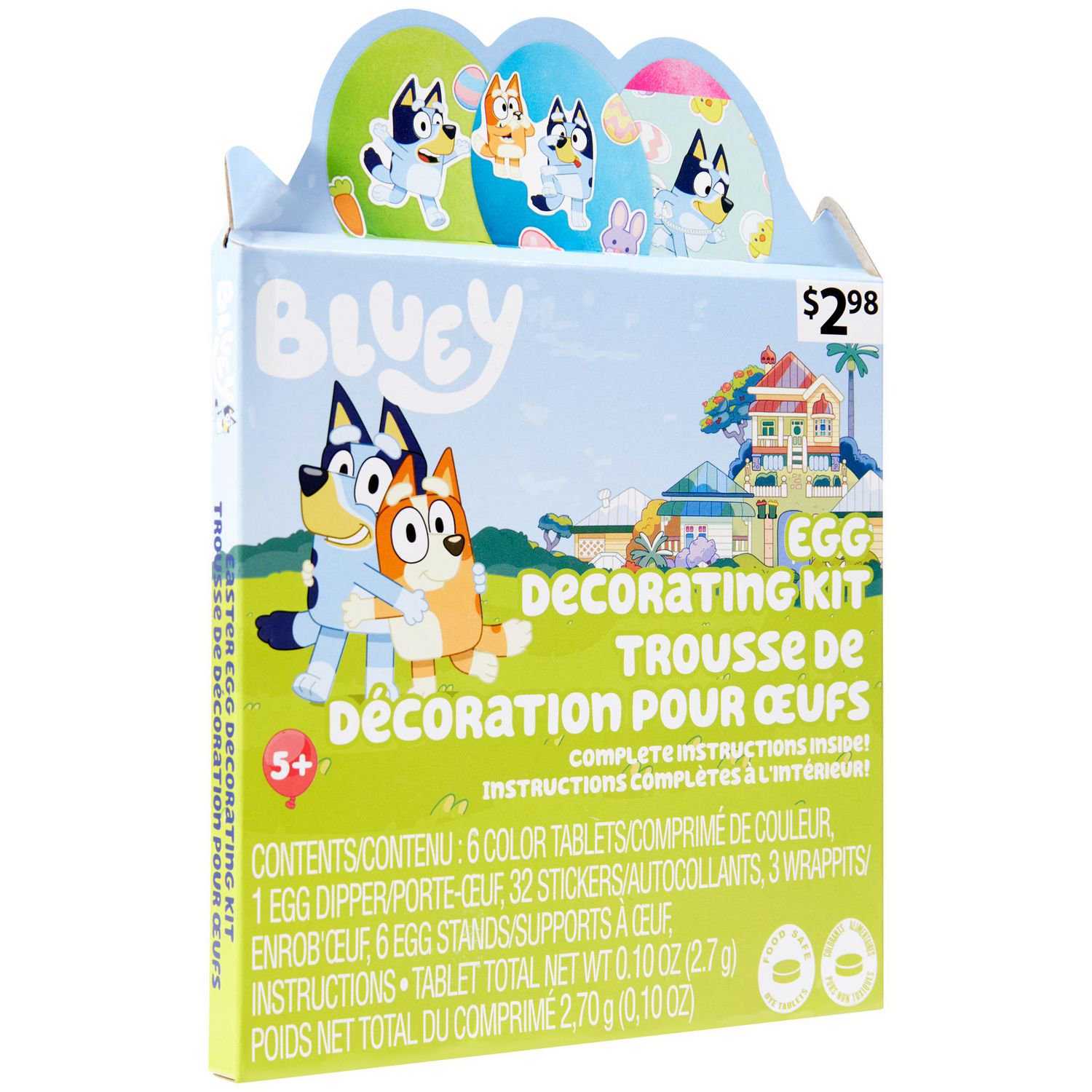 Bluey 's Egg Decorating Kit, Easter Egg Decorating, Egg Dye Kit 