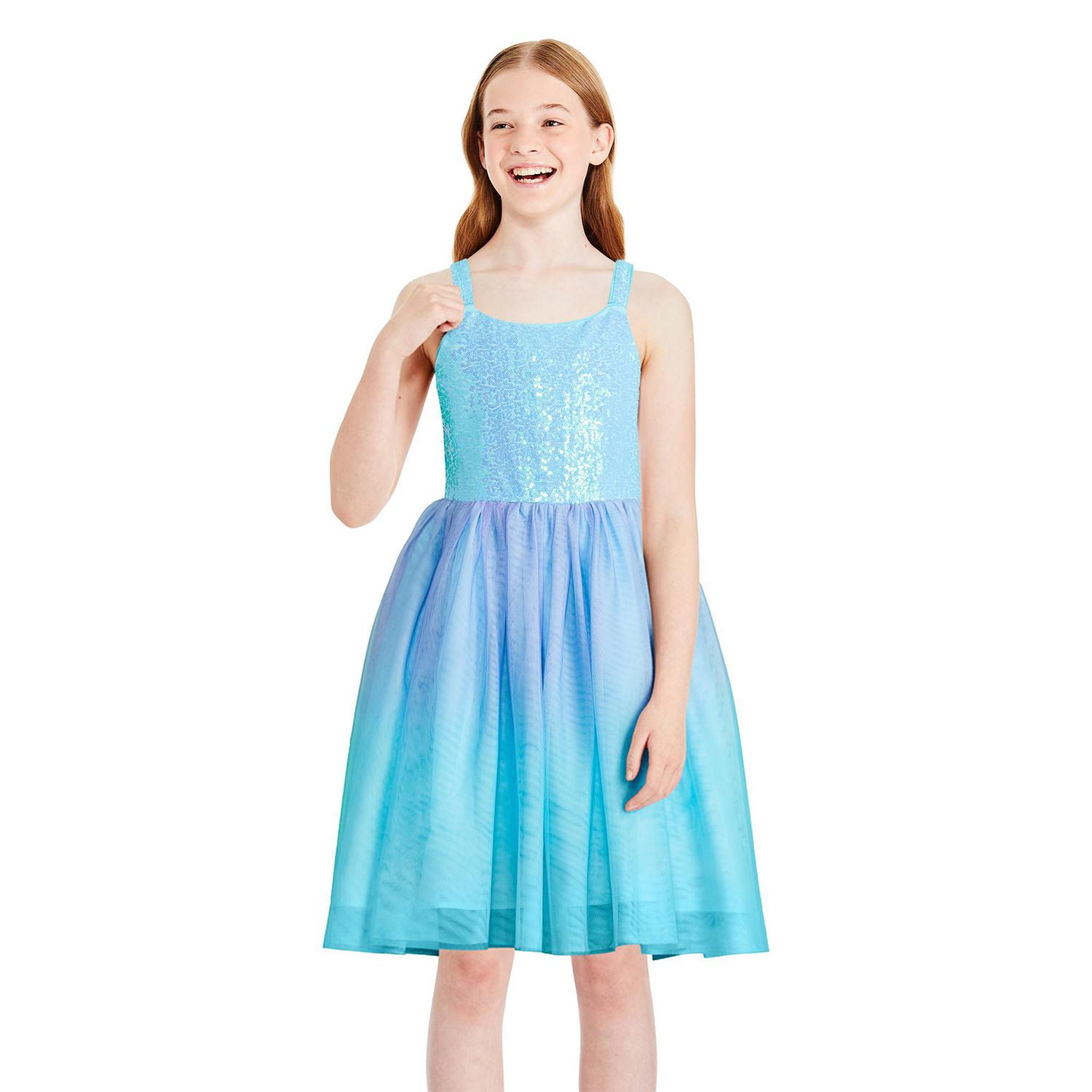 Robe en maille à effet dégradé George pour filles