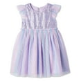 thumbnail image 1 of Robe en maille à paillettes George pour petites filles, 1 of 2